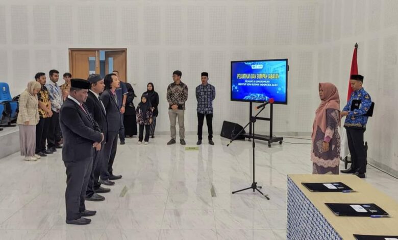 Rektor ISBI Aceh Lantik 3 Pejabat Baru, Berikut Namanya